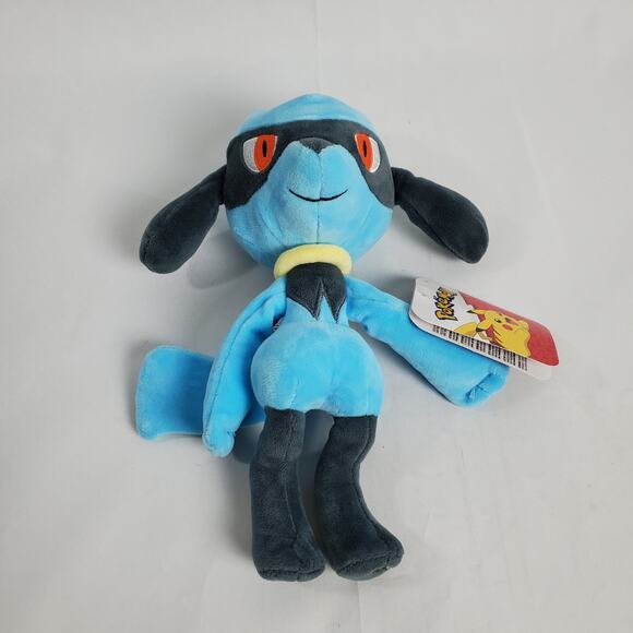 Pokémon Riolu Plush Blue 10" Stuffed Animal Collectable - Picture 3 of 8